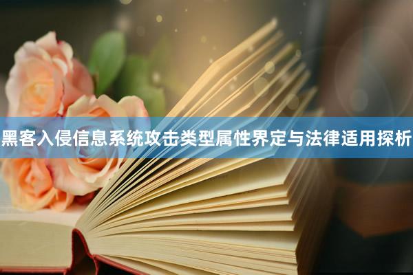 黑客入侵信息系统攻击类型属性界定与法律适用探析